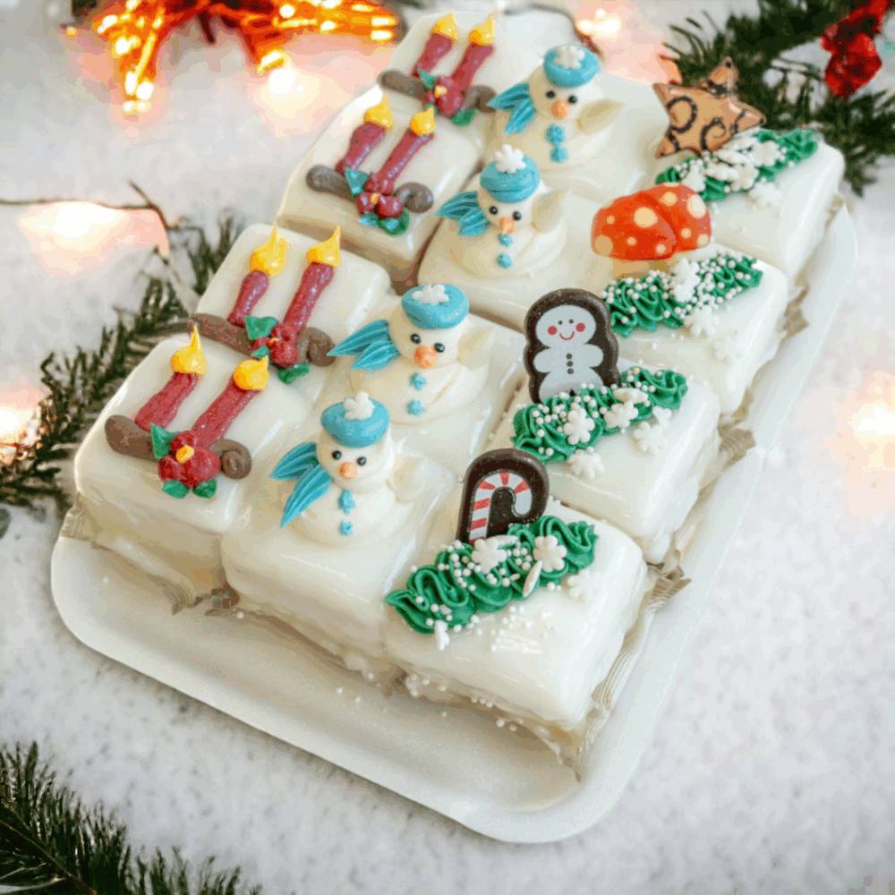 Les mini fondants de Noël