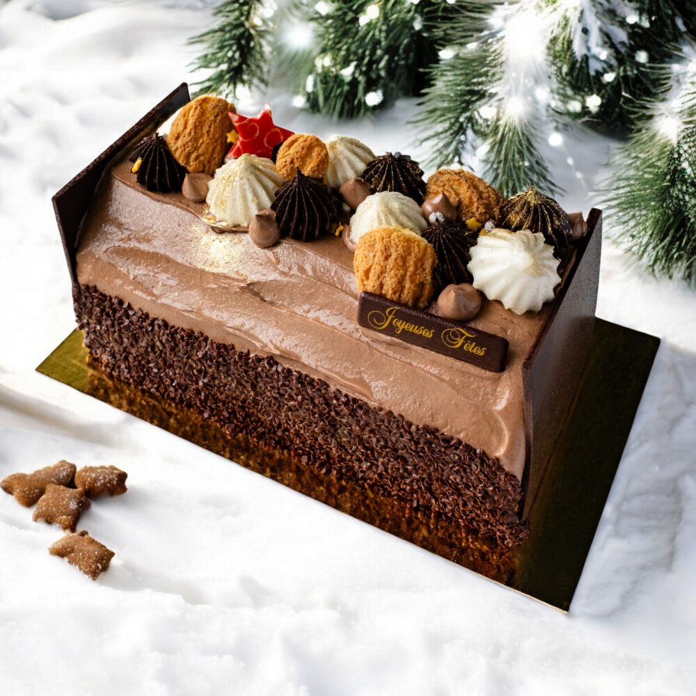La Bûche Crème au Beurre Chocolat