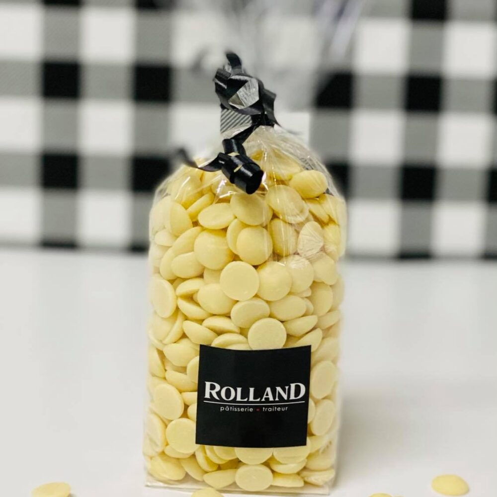 Pastilles de chocolat blanc