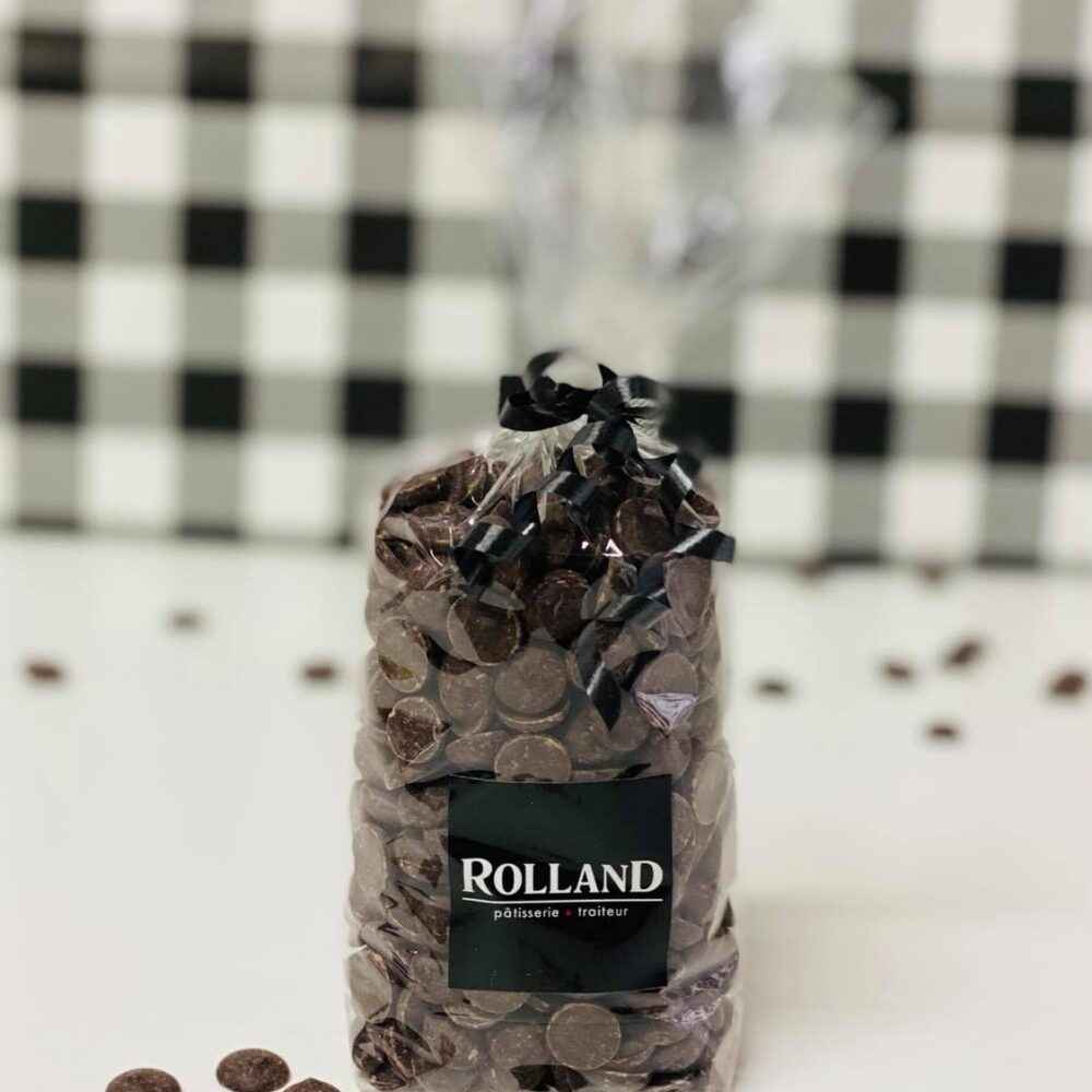 Pastilles de chocolat noir