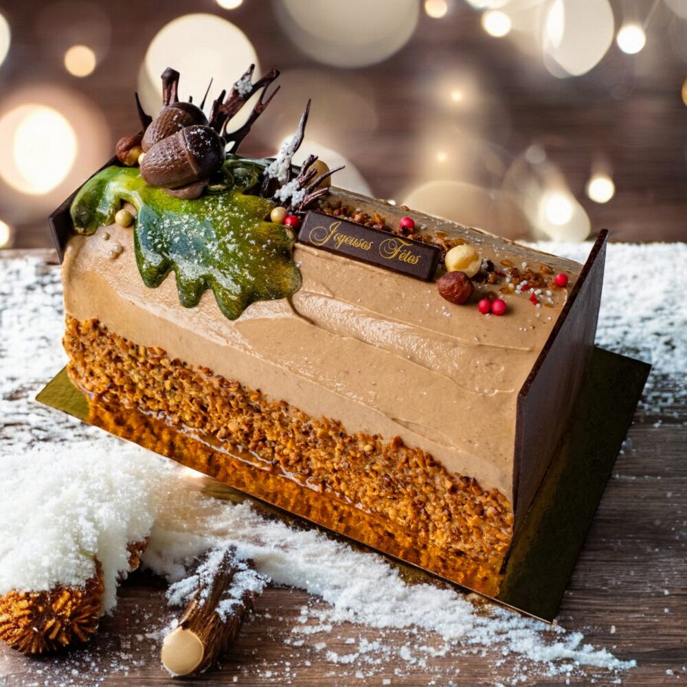 La Bûche Crème au Beurre Praliné